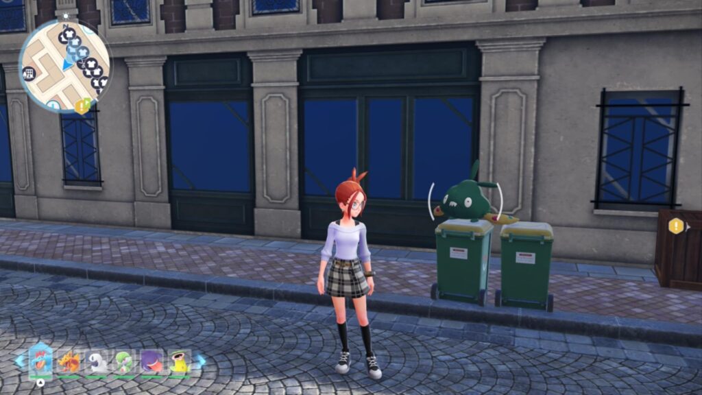Screenshot from Pokémon Legends: Z-A showing how the windows all look the same