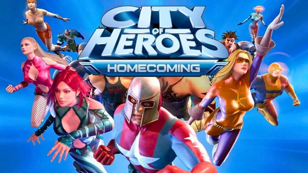 city of heroes: homecoming promotional banner