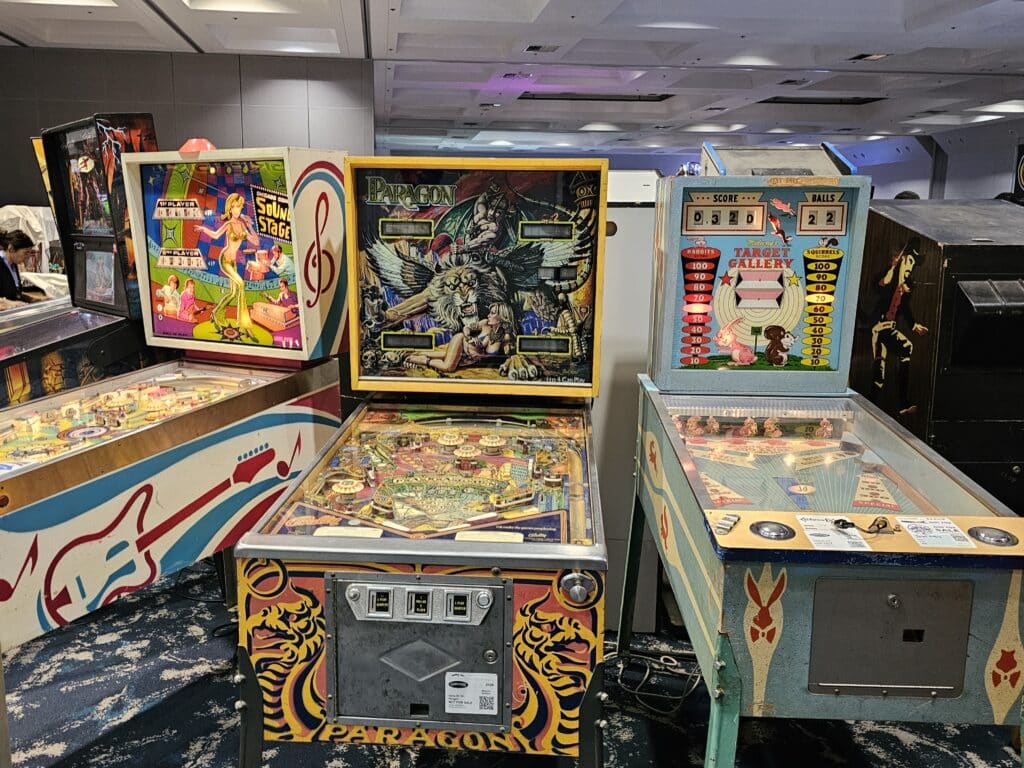 Old school pinball machines